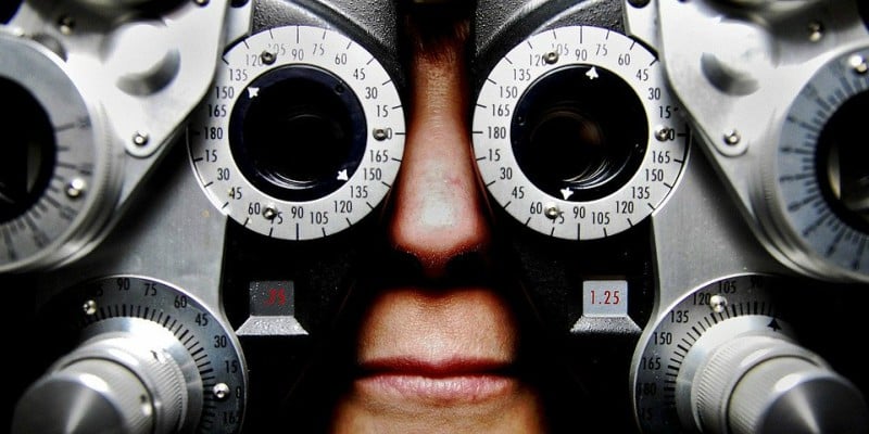prueba de vista del optometrista prueba de vista del optometrista