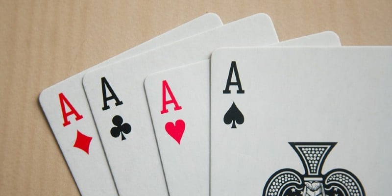 A set of aces cards A set of aces cards
