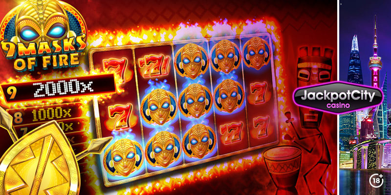 9 Masks of Fire Spielautoamten | JackpotCity Online Casino 9 Masks of Fire Spielautoamten | JackpotCity Online Casino