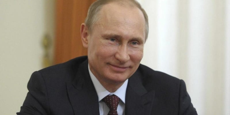 Vladimir Putin en una entrevista
