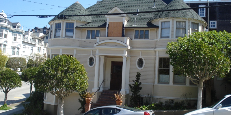 The famous house from Mrs Doubtfire.