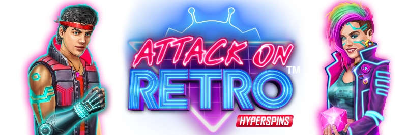 Attack on Retro Spielelogo Attack on Retro Spielelogo