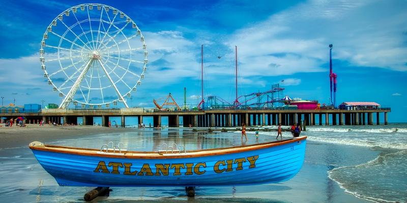 Båt med påskriften «Atlantic City» Båt med påskriften «Atlantic City»