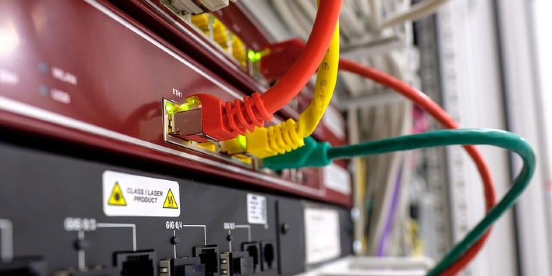 Network cables and internet connectivity machinery Network cables and internet connectivity machinery