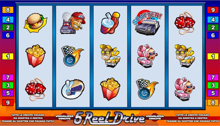 5 reel driveProva l'emozionante slot online 5 Reel Drive al Casinò Online Voglia di Vincere!